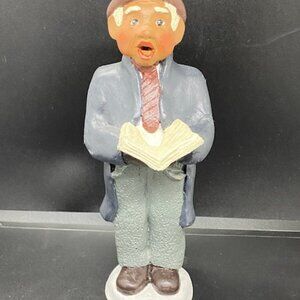 Vintage PJ's Bless Our Neighbor Collection Caroler Uncle Derwood